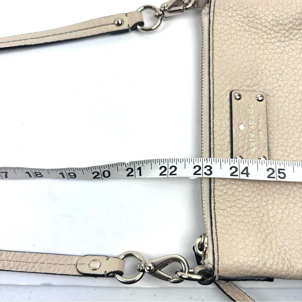 Kate Spade New York Grove Park Crossbody Bag Black Tan Leather‎ Handbag